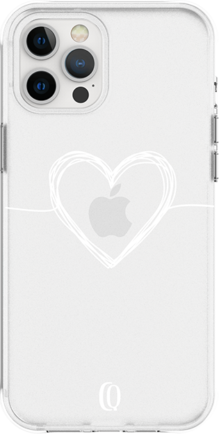 Carson & Quinn Clear Heart Case - iPhone 12 Pro Max - Clear